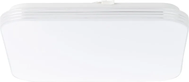 ARIELLA Plafondlamp, Witte Plafonierre en wandlamp, 24W 3000K, 34x34cm, chroom de Brilliant en Blanc – photo produit