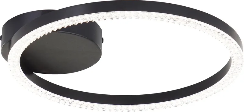 Aurelia - Plafondlamp - Crystal LED 11W - 4000K de Brilliant en Noir – photo produit