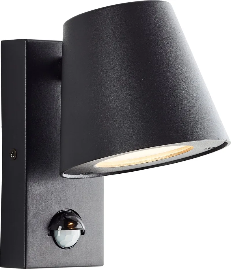 Bari 44321/06 Applique extérieure avec détecteur de mouvement GU10 LED noir de Brilliant en Noir – photo produit