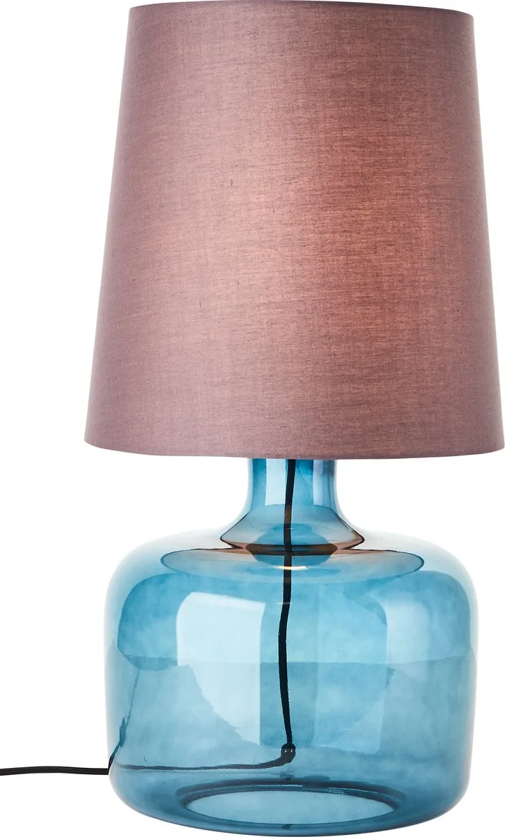 Blop hanglamp 30cm glas/metaal 1x A60, E27, 60 W, geschikt voor normale lamp (niet inbegrepen) de Brilliant en Blanc – photo produit