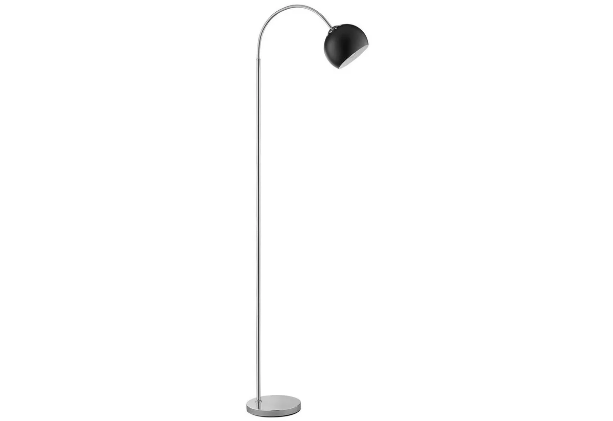 Bogenlampe Helen, ohne Leuchtmittel, Bogenleuchte, E27 Fassung, 170x51 cm, Metall de Brilliant en Noir – photo produit
