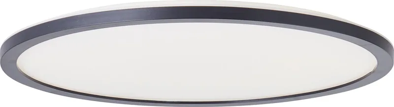 Brennan - Plafondlamp - Badkamer - LED 24W 4000K - 3-step dimmer - IP44 - Zwart/Wit fra Brilliant i Sort – produktbillede