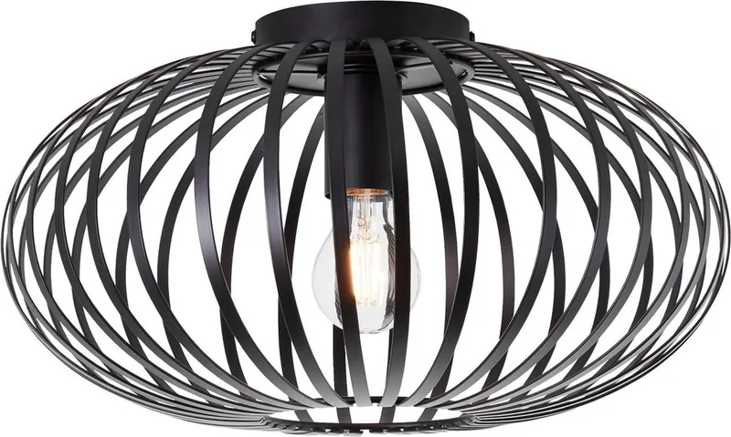 Brillant | Bremen plafondlamp 40cm | 1x A60, E27, 40W, geschikt voor normale lampen (niet meegeleverd) de Brilliant en Noir – photo produit