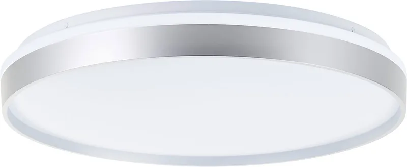 Britt - Plafondlamp - Ø 48cm - LED 36W - CCT - Dimbaar von Brilliant in Silber, Weiß – Produktfoto