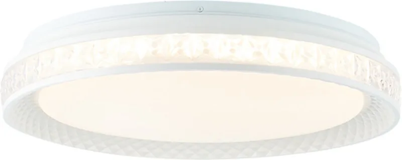 Burlie - Plafondlamp - Transparant;Wit fra Brilliant i Hvid – produktbillede