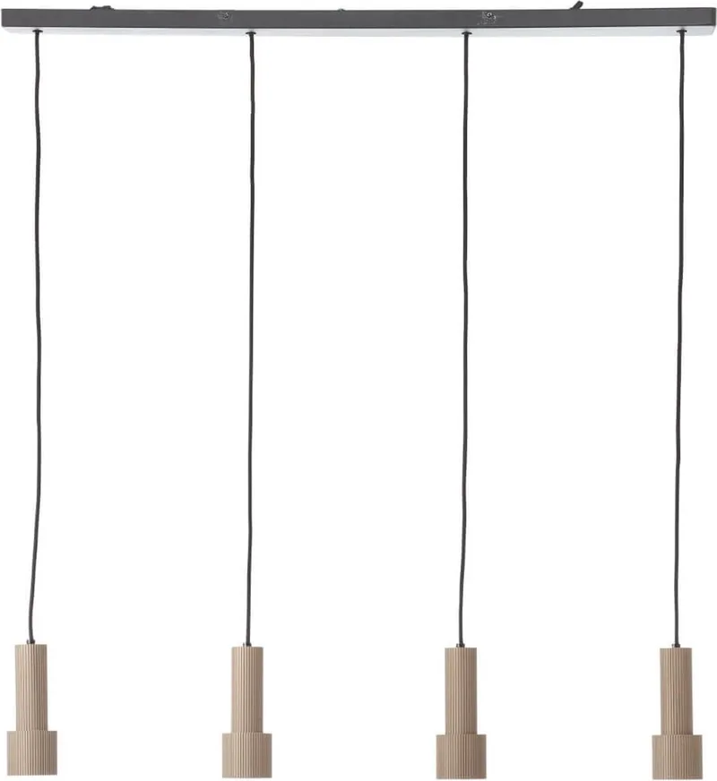 Cadiz - Hanglamp - Balk - LED 4xGU10 - Brons - Zwart från Brilliant i Zwart Koper brons – produktbild