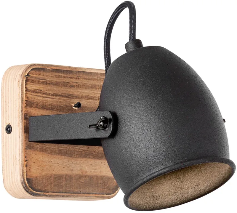 CROWTON - Wandspot de Brilliant en Noir – photo produit