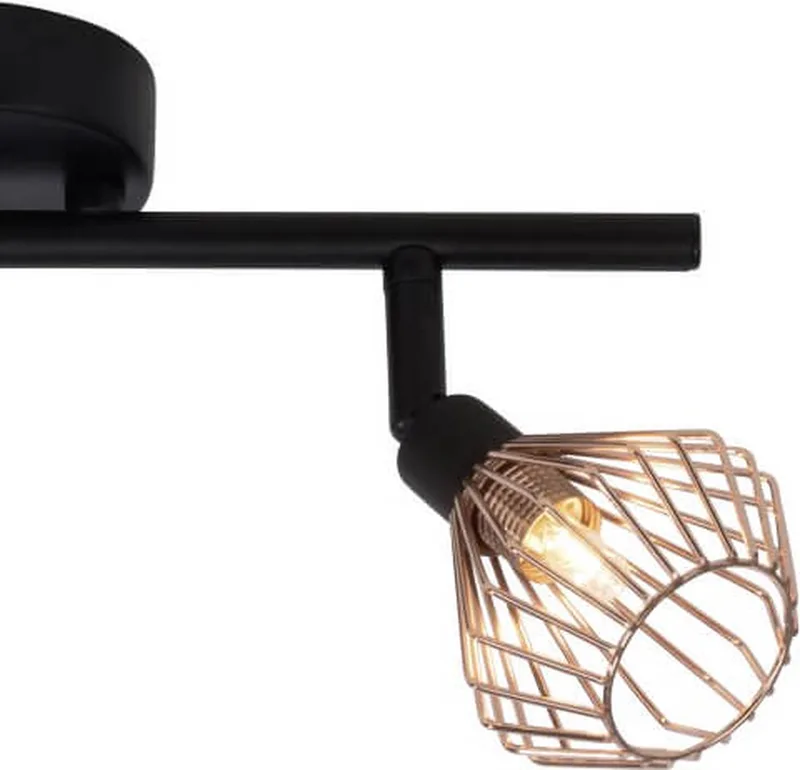 DALMA - Plafondlamp - Koper;Zwart fra Brilliant i Kobber – produktbillede