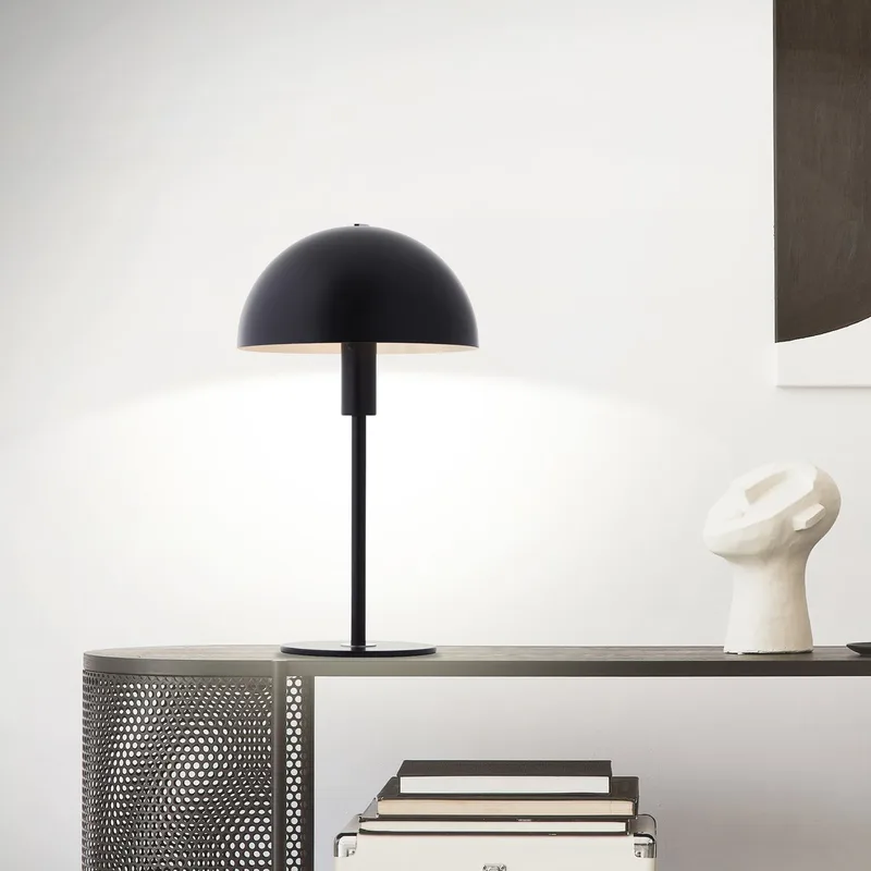 Design tafellamp Lillian - 93095/76 de Brilliant en Noir – photo produit