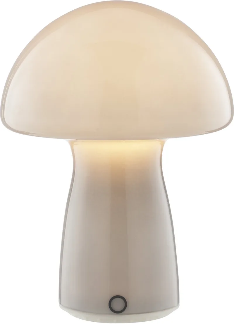 Erik - Tafellamp - LED 2.5W - 2700K - 250lm - USB-oplaadbaar - 3-step-dimbaar van Brilliant in Grijs – productfoto
