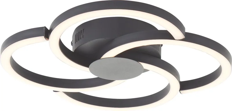 G80660/06 Fico Plafonnier LED LED intégrée 22 W noir de Brilliant en Noir – photo produit