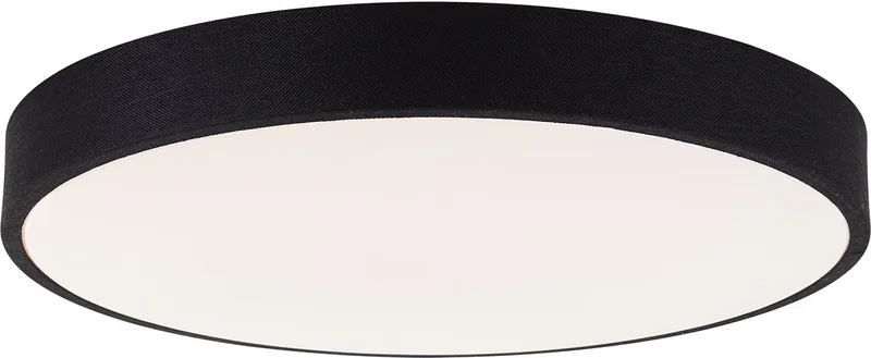 Filiz - Plafondlamp - Ø 49 cm - LED 36W - CCT - Dimbaar - Afstandsbediening fra Brilliant i Sort, Hvid – produktbillede
