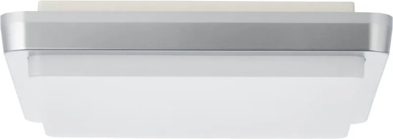Flat LED plafondlamp 40x40cm | 1x geïntegreerde LED, 24W LED geïntegreerd, (2500lm, 2800-6500K) von Brilliant in Silber – Produktfoto