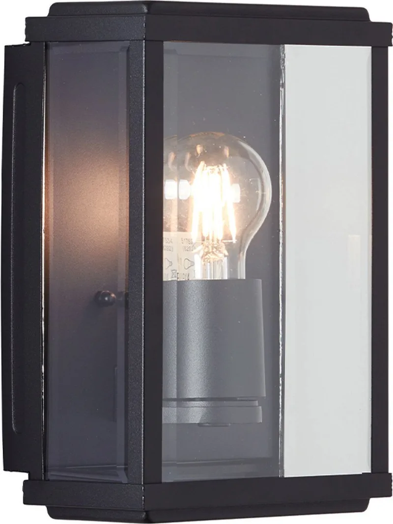 Gaia - Buitenlamp - IP44 - 1xE27 max 60W de Brilliant en Noir – photo produit