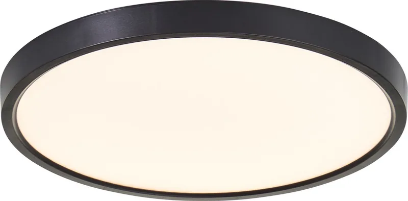 Galo - Plafondlamp - LED 20W 2600lm - 3000K - 30cm - Zwart de Brilliant en Zwart Wit – photo produit