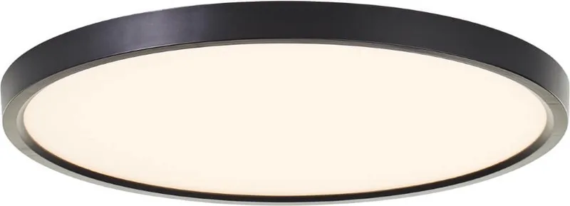 Galo - Plafondlamp - LED 26W 3000lm - 3000K - 40cm - Zwart de Brilliant en Zwart Wit – photo produit