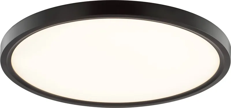 Galo - Plafondlamp - ø 40 - LED 26W - 3000K - 3000lm - Sensor - Wit/Zwart de Brilliant en Blanc – photo produit