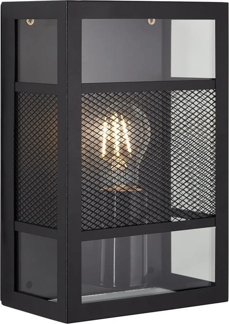 Getta - Buitenlamp - IP44 - E27 max 1x40W von Brilliant in Schwarz – Produktfoto
