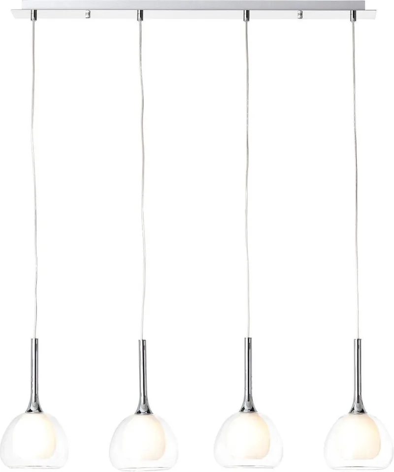 HADAN - Hanglamp - Chroom;Wit de Brilliant en Chrome – photo produit