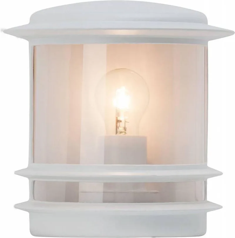 Applique extérieure Brilliant Hollywood 47880/05 E27 60 W blanc de Brilliant en Blanc – photo produit