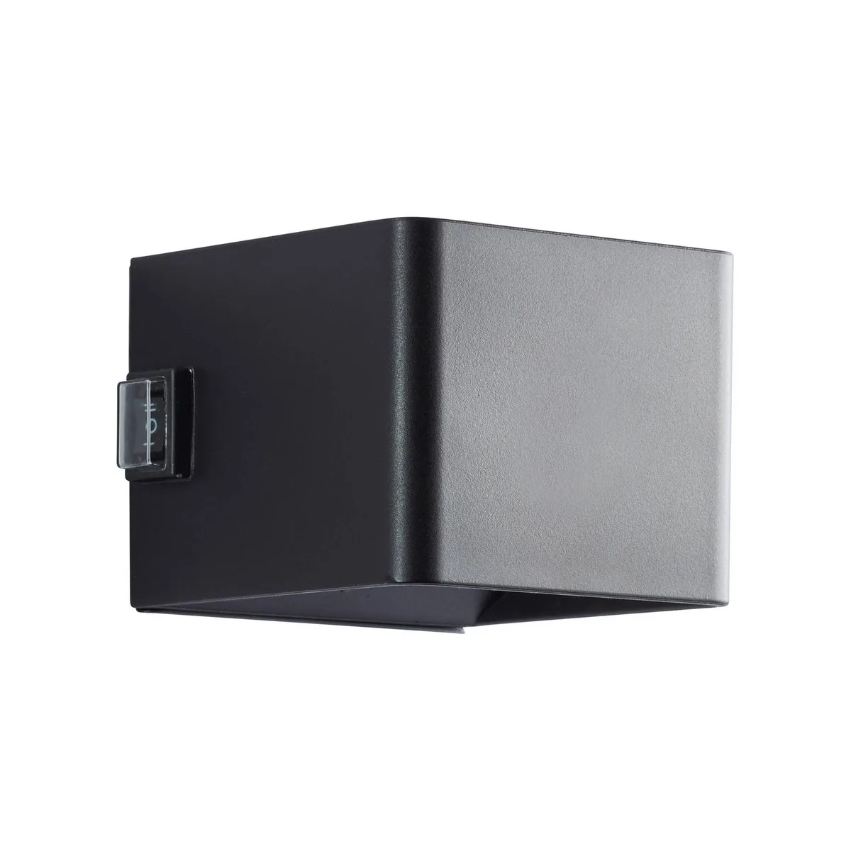 Iseo, genopladelig trådløs væglampe med akku, med bevægelsessensor, IP44, LED 4W, 300 lumen, 3000K, med batteriindikator fra Brilliant i Sort – produktbillede 5 af 5