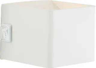 Iseo, laddningsbar vägglampa med batteri, trådlös, med rörelsesensor, IP44, LED 4W, 300 lumen, 3000K, med batteriindikator från Brilliant i Vit – produktbild 1 av 2