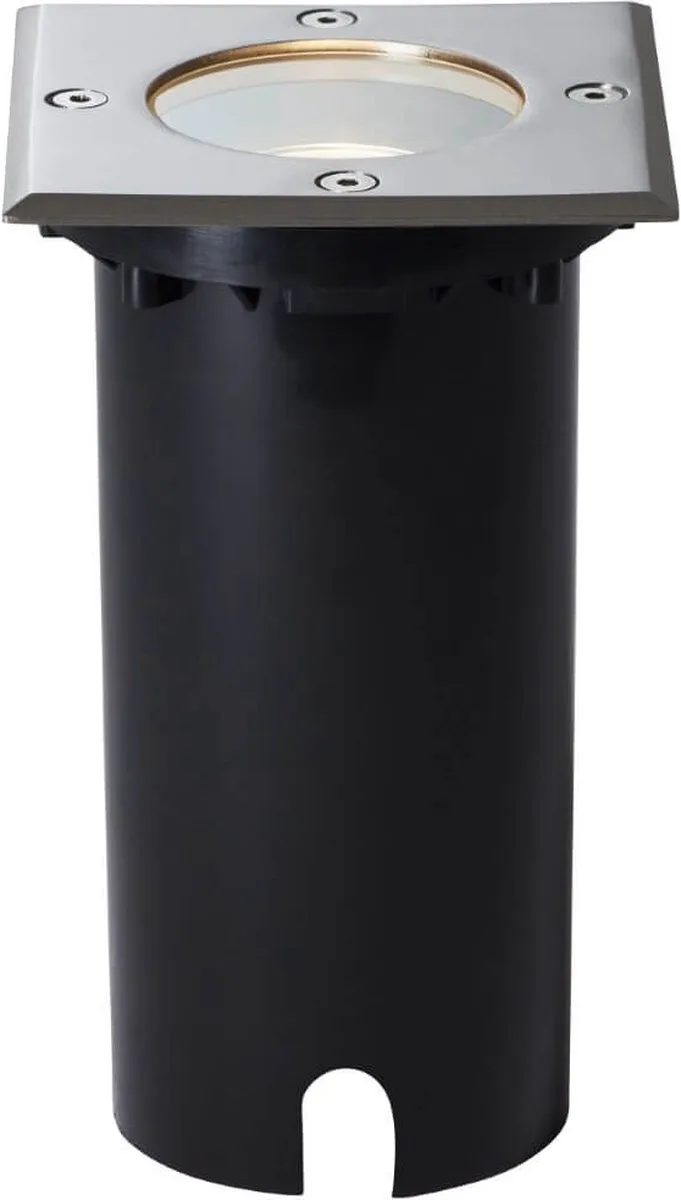 Itch 91046A82 Luminaire extérieur encastrable, Éclairage encastré dans le sol GU10 LED argent de Brilliant en Argent – photo produit