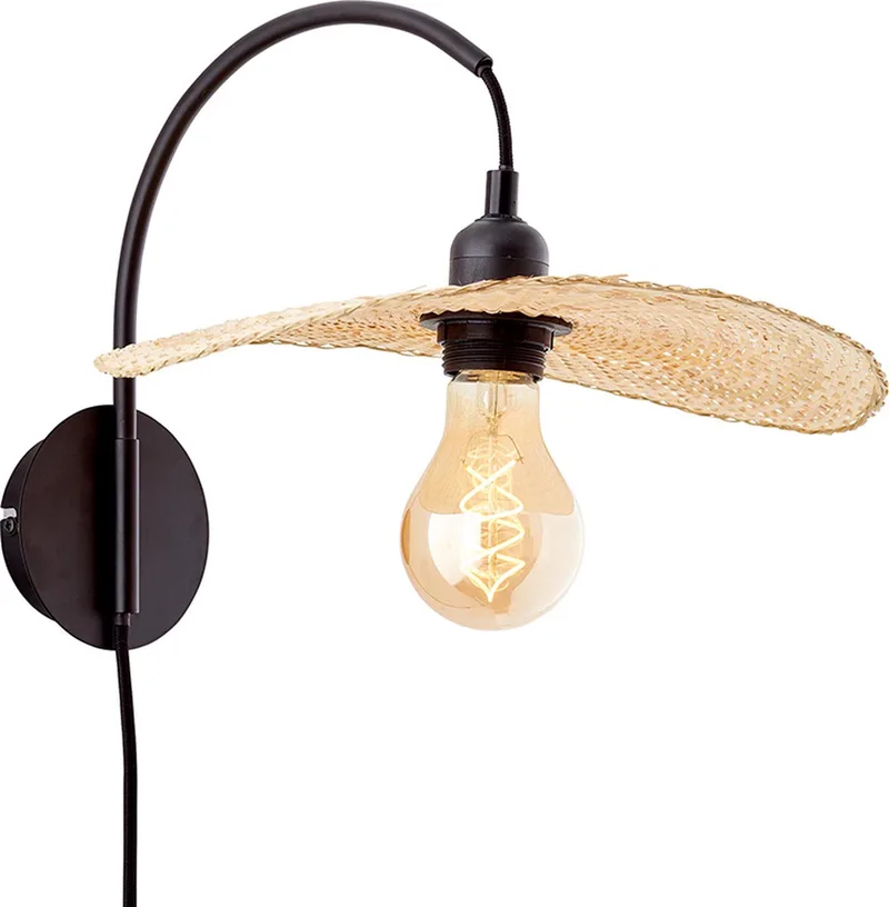 Jefter - Wandlamp - Beige;Zwart by Brilliant in Beige – product photo