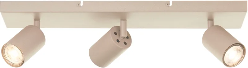 Jello - Plafondlamp - LED GU10 3x5W - 350lm - 3000K - Dimbaar - Champagne fra Brilliant i Beige – produktbillede
