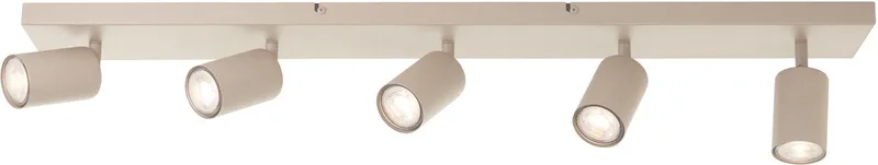 Jello - Plafondlamp - LED GU10 5x5W - 350 lm - 3000K - Dimbaar - Champagne van Brilliant in Beige – productfoto