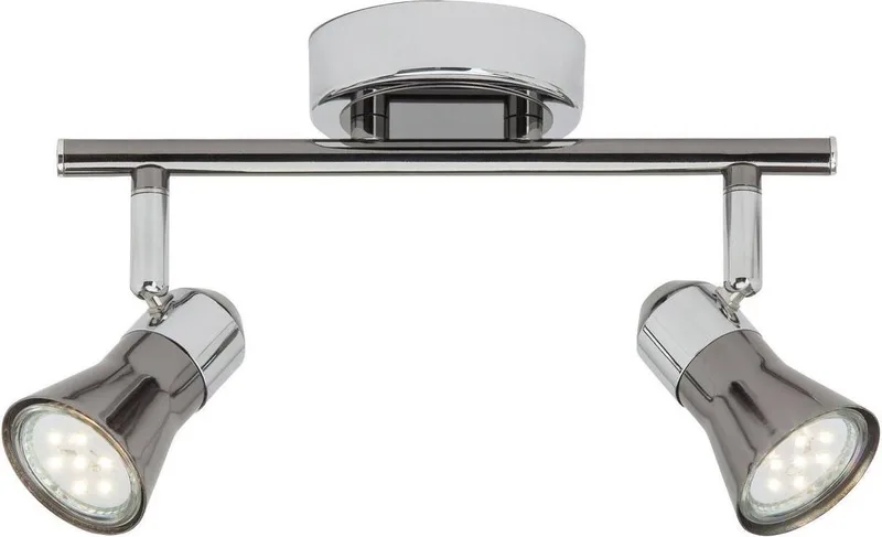 JUPP LED - Plafondspot - Chroom;Zwart de Brilliant en Chrome – photo produit