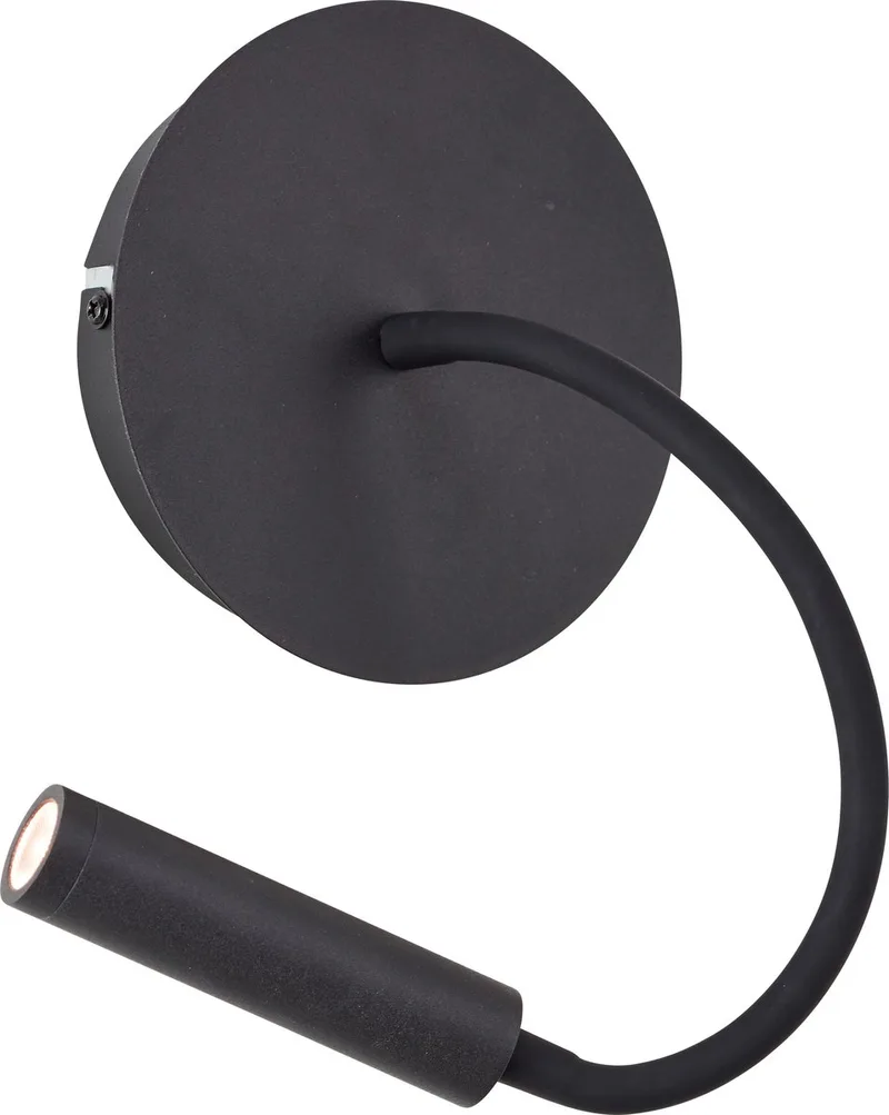 Jutta - Wandlamp - LED 4.1W met flexibele arm en schakelaar fra Brilliant i Sort – produktbillede