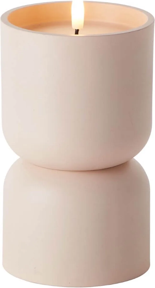 Kaarslampje Lovere 18,5cm - G80122/28 van Brilliant in Crème – productfoto