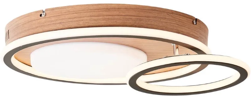 Karney - Plafonnière - Hout;Zwart fra Brilliant i Hout – produktbillede