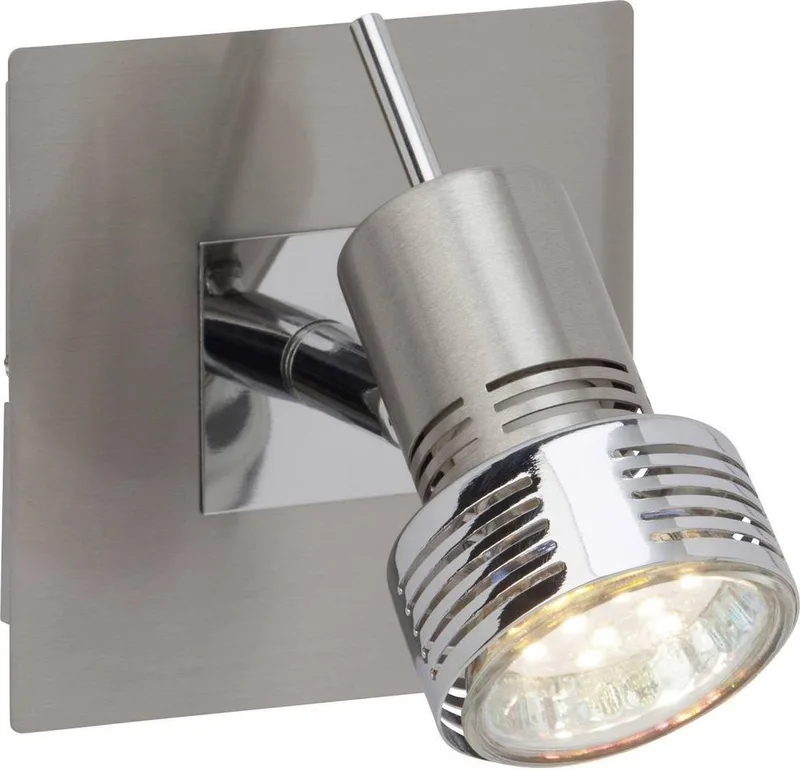 Kassandra G34710/77 Projecteur mural GU10 3 W LED chrome (satiné) de Brilliant en Chrome – photo produit
