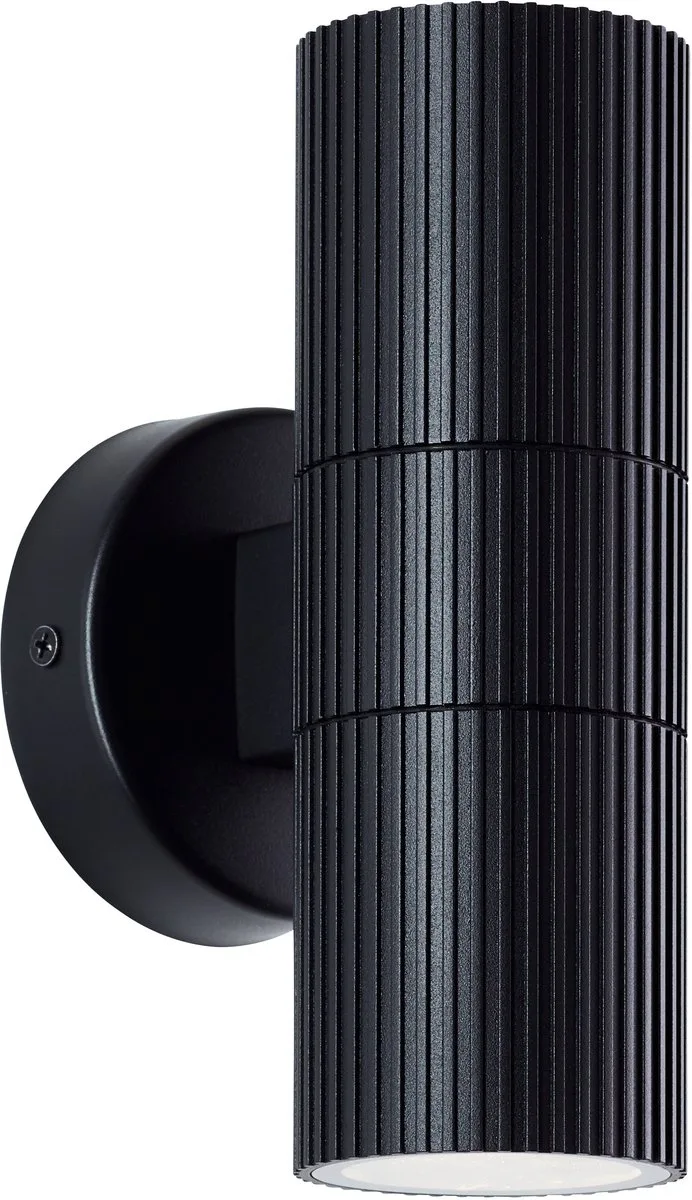Keola - Buiten wandlamp - GU10 max 2x10W fra Brilliant i Sort – produktbillede