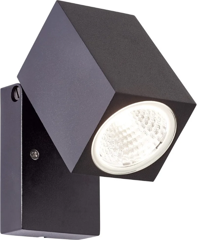 lamp, Gringer vloerlamp geolied eiken, 1x geïntegreerde LED, 25W geïntegreerde LED, (2800lm, 3000K), tafellamp von Brilliant in Schwarz – Produktfoto