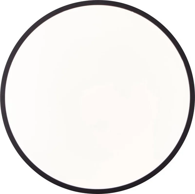 lamp, Jamil LED plafondlamp 48cm wit/zwart, metaal/kunststof, 1x 30W LED geïntegreerd, (2800lm, 3000-6000K), A+ de Brilliant en Blanc – photo produit