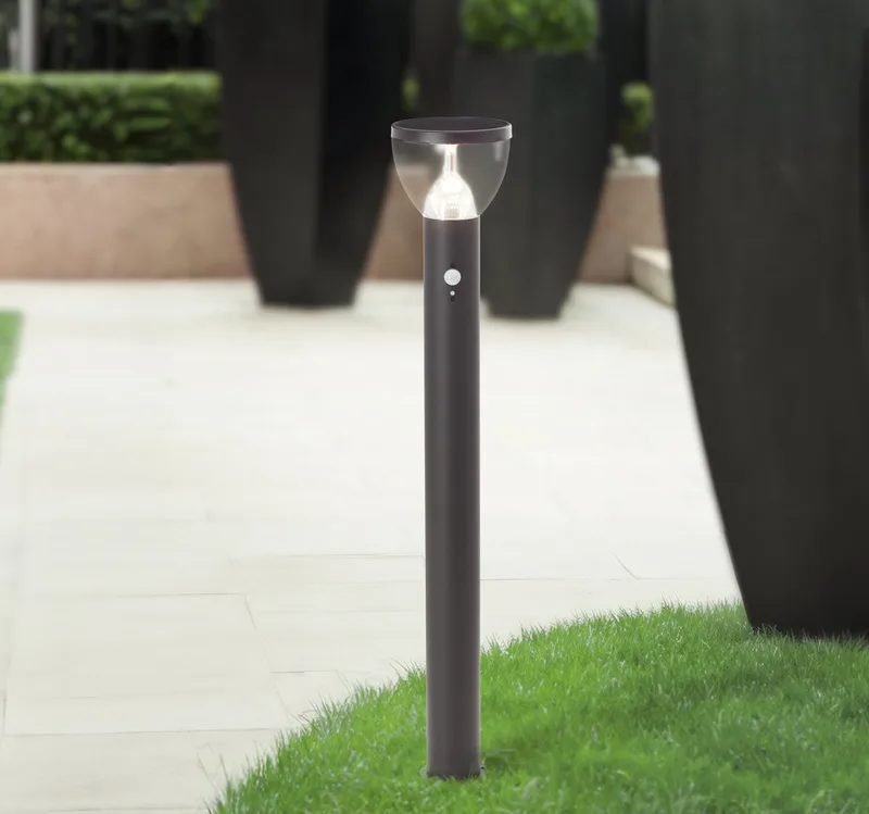 LED buitenvloerlamp, solar, 92 cm, 430 lm, 3000 K, roestvrij staal de Brilliant en Noir – photo produit