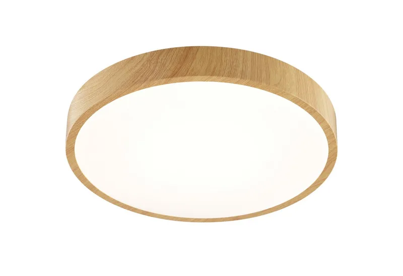 Teranon Led Plafondlamp 38,5 Cm Hout Licht/Wit van Brilliant in Bruin – productfoto