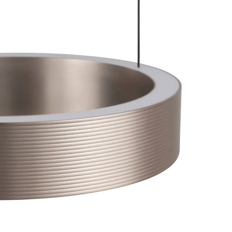 LED hanglamp Axion, zwart/bruin, lengte 32 cm, CCT de Brilliant en Noir, Marron – photo produit