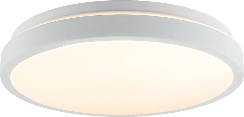 LED-plafondlamp Livas G80840/05 voor woonkamer, slaapkamer, metaal/kunststof, binnenplafond, wit - geïntegreerde LED från Brilliant – produktbild