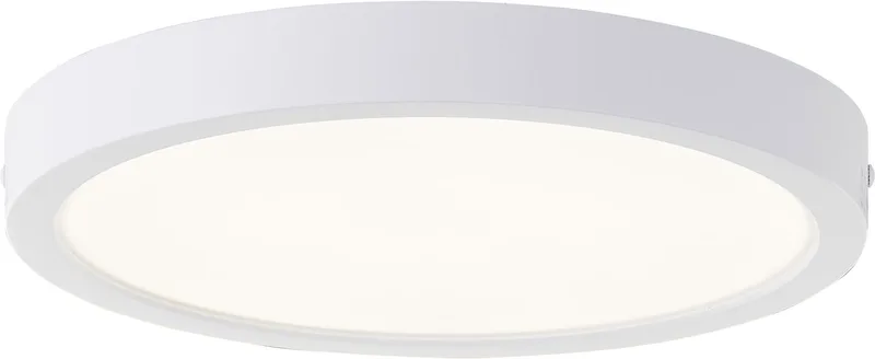 LED-plafondlamp Navara G80885/85 voor badkamer, hal, keuken, garage, 0 mm kunststof, binnen- en buitenplafond, wit - geïntegreerde LED von Brilliant – Produktfoto