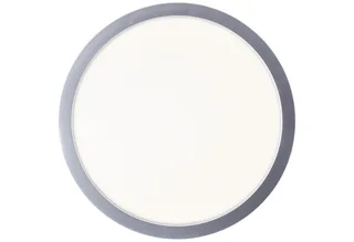 LED-plafondlamp Navara G80885/88 voor badkamer, hal, keuken, garage, kunststof, binnen/buiten plafond, zilver - geïntegreerde LED de Brilliant – photo produit 3 sur 5