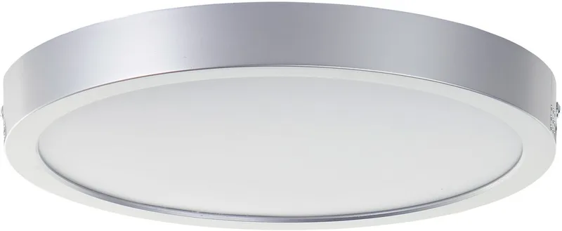 LED-plafondlamp Navara G80885/88 voor badkamer, hal, keuken, garage, kunststof, binnen/buiten plafond, zilver - geïntegreerde LED de Brilliant – photo produit 2 sur 5