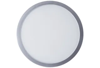 LED-plafondlamp Navara G80885/88 voor badkamer, hal, keuken, garage, kunststof, binnen/buiten plafond, zilver - geïntegreerde LED de Brilliant – photo produit 4 sur 5