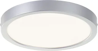 LED-plafondlamp Navara G80885/88 voor badkamer, hal, keuken, garage, kunststof, binnen/buiten plafond, zilver - geïntegreerde LED de Brilliant – photo produit 5 sur 5