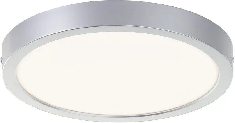 LED-plafondlamp Navara G80885/88 voor badkamer, hal, keuken, garage, kunststof, binnen/buiten plafond, zilver - geïntegreerde LED de Brilliant – photo produit 5 sur 5
