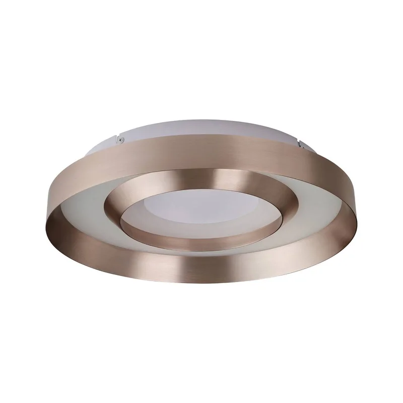 LED plafondlamp Onix, Ø 40 cm, metaal de Brilliant en Roségoud – photo produit