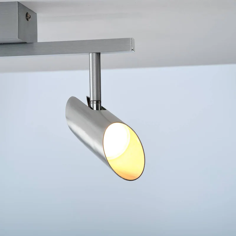 LED plafondspot Risell, lengte 35 cm, aluminiumkleurig fra Brilliant i Aluminium – produktbillede